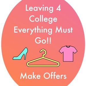 SALE!!! EVERYTHING MUST GO!!!!